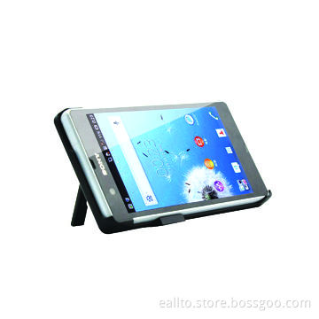 Battery Charging Case for Sony Xperia Z with Flip Cover, 2,800mAh Capacity, Leather Cover